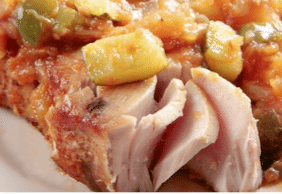 Receta Ybarra de bonito con pisto