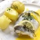 receta ybarra de lubina en salsa de azafran