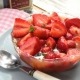 receta Ybarra de fresas con vinagre de jerez y zumo de naranja