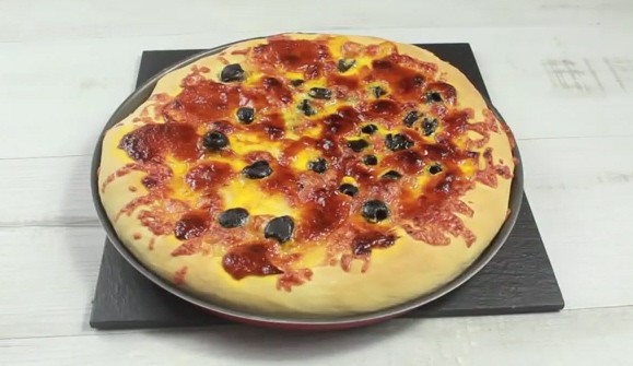 Pizza con Salsa Gaucha