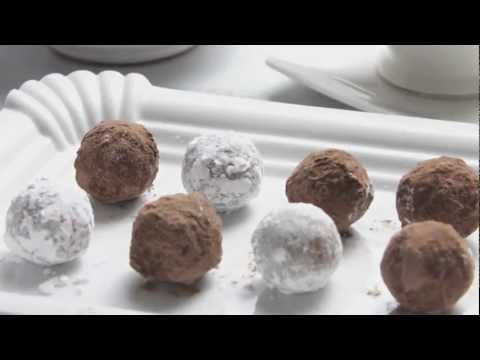 Trufas de chocolate y AOVE