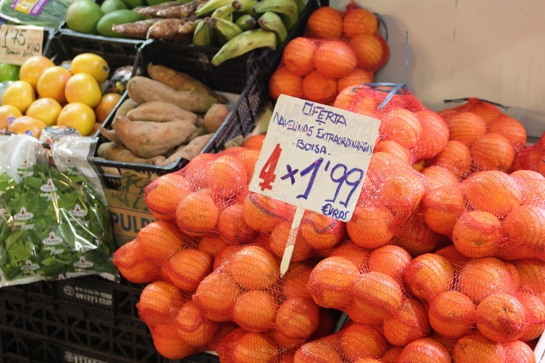 oferta naranjas mercado