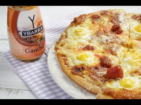Pizza de Chistorra con Gaucha Ybarra