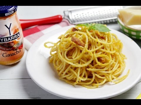 Espagueti a la Carbonara Gaucha Ybarra