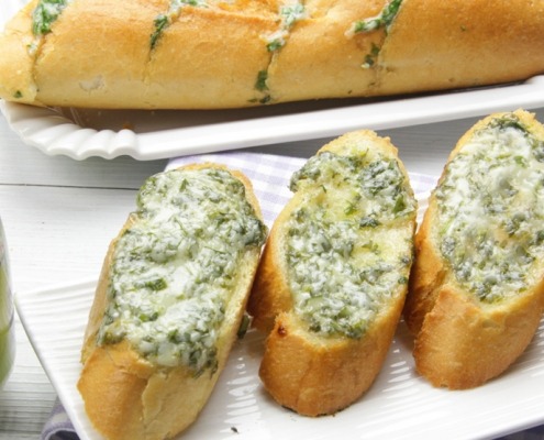 receta Ybarra de pan con alioli