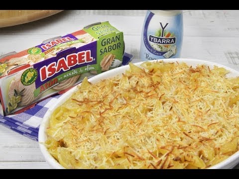 Macarrones con Roquefort Ybarra y Atún en Aceite de Oliva Isabel