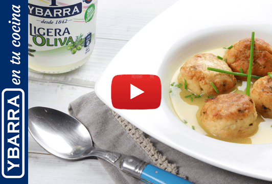 Albóndigas de Salmón y Mayonesa Ligera Ybarra