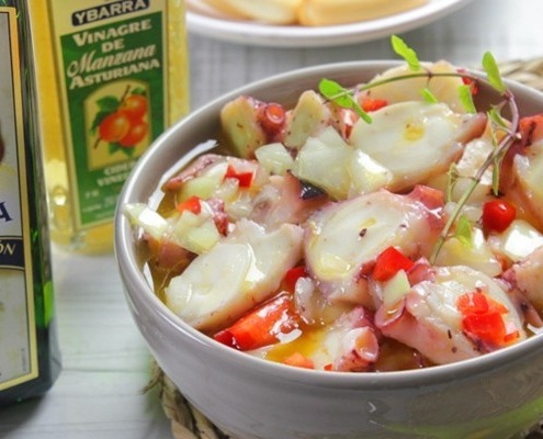pulpo en vinagreta Ybarra