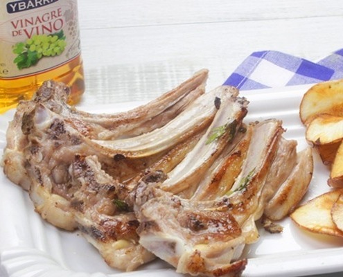 chuletas de cordero al vinagre ybarra