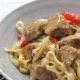 wok de ternera y fideos de arroz ybarra