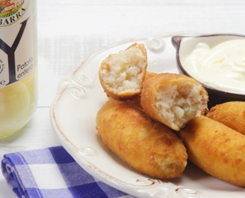 croquetas de patata y atun ybarra