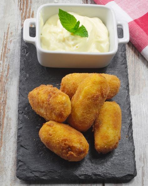 Receta de croquetas de patatas y pescado Receta de croquetas de patatas y pescado