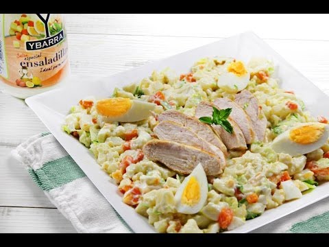 Ensaladilla César con Especial Ensaladilla Ybarra