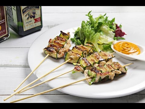 Minibrochetas de Pavo y Calabacín