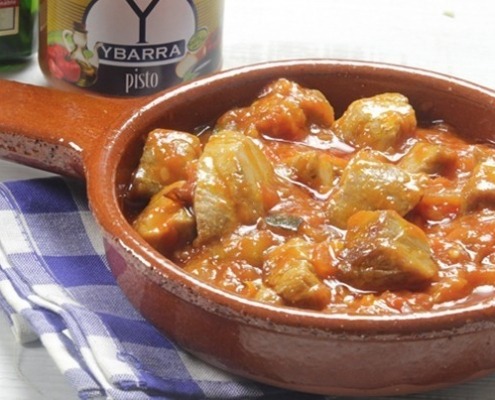 pisto ybarra con atun