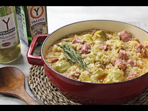 Arroz con Salchichas y Alcachofas Ybarra