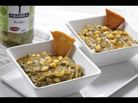 Acelgas Ybarra con Garbanzos
