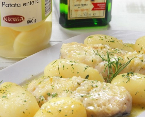 merluza sidra con patatas ybarra