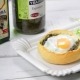 Huevos al nido con espinacas Ybarra