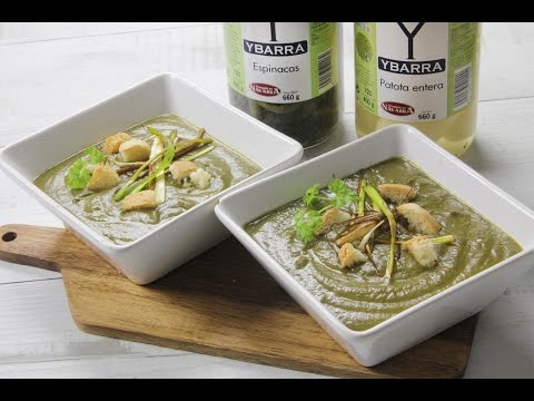 Crema de Espinacas y Patatas Ybarra