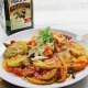 Calabacines a la parmesana con pisto