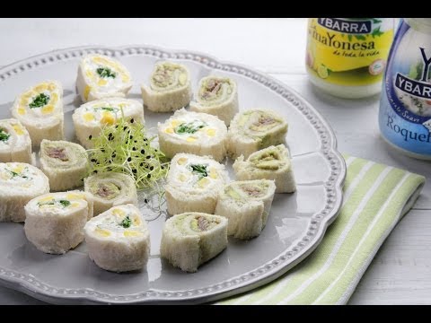 Rollitos de Pan de Molde Ybarra