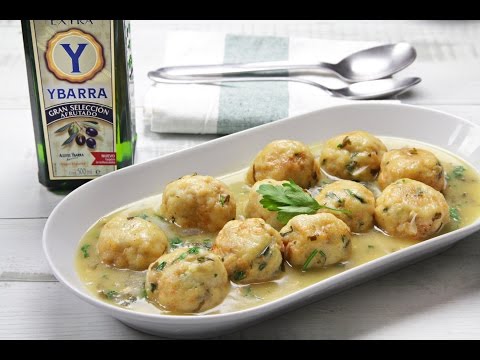 Albóndigas de bacalao en salsa verde