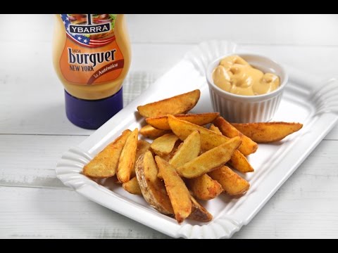Patatas gajo con salsa Burguer New York Ybarra