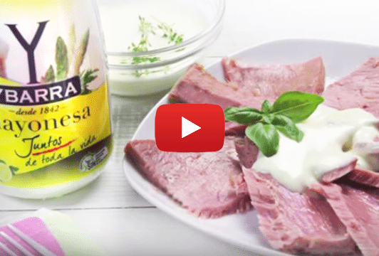 Atún a la sal con mayonesa cítrica