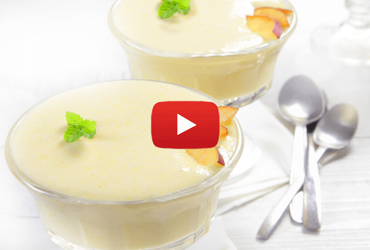 Mousse de nectarinas