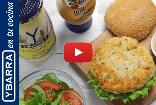Hamburguesas de merluza y gambas