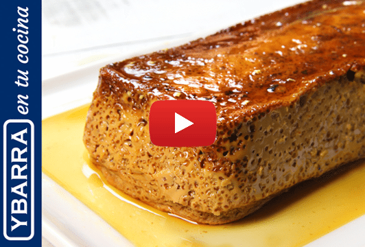 Flan de dulce de leche
