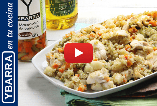 Quinoa con pollo y verduras Ybarra