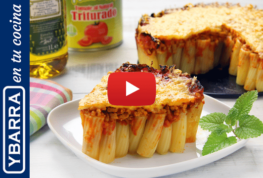 Pastel de rigatoni