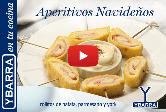 Rollitos de patata, parmesano y york