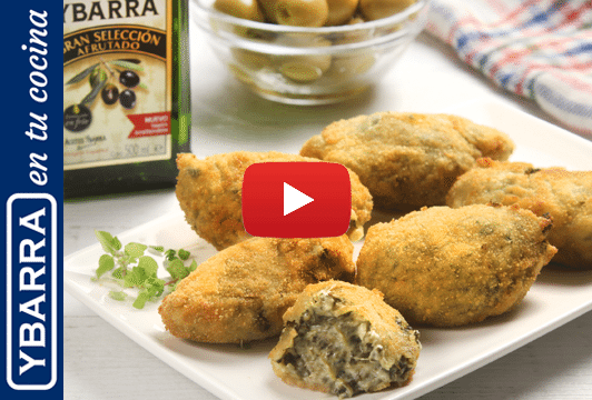 Croquetas de espinacas Ybarra