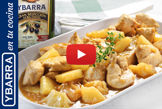 Pollo a la piña