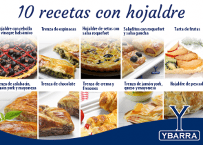 10 recetas con hojaldre Ybarra