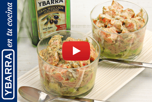 Tartar de salmón y aguacate
