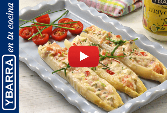 Espárragos rellenos