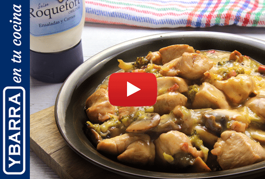 Pollo al roquefort