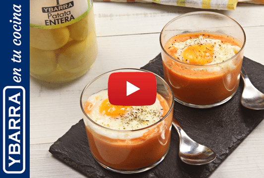 Vasitos de parmentier de piquillos