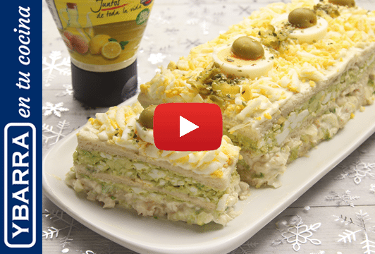 Pastel de pollo y aguacate