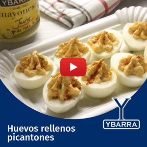Huevos rellenos picantones