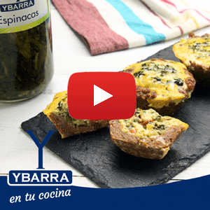 Cupcakes de carne y espinacas Ybarra