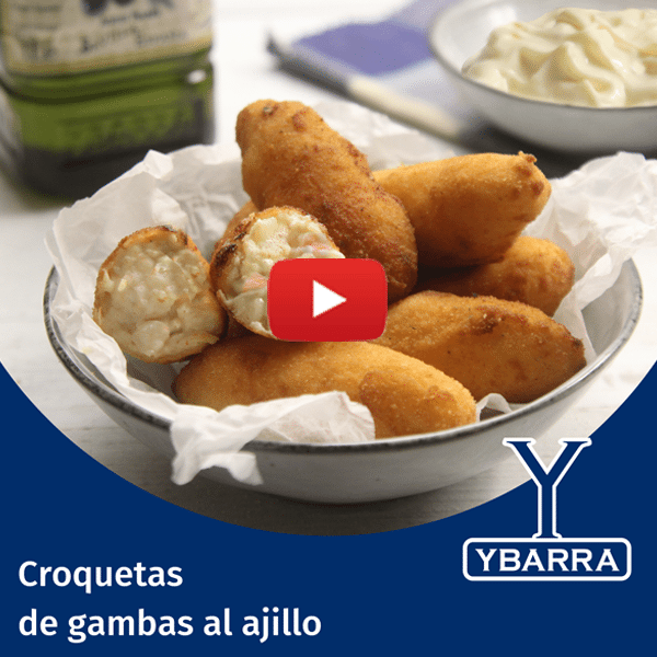 Receta fácil de croquetas de gambas al ajillo