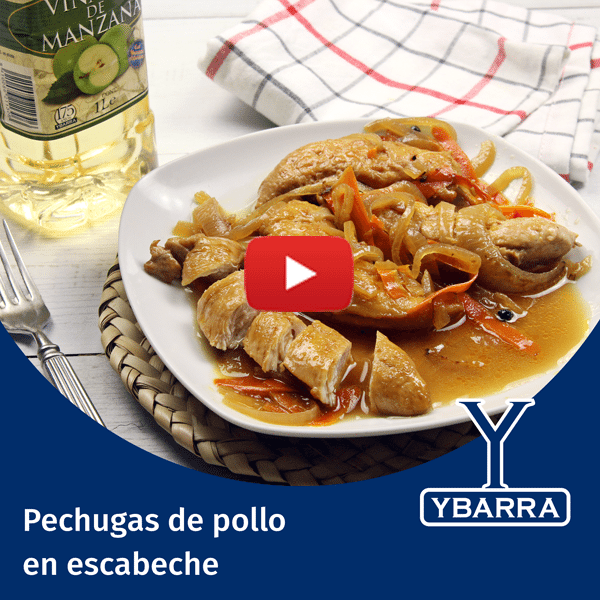 Pechugas de pollo en escabeche