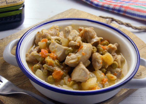 receta ybarra de pollo al ajillo