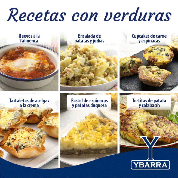6 recetas con verduras