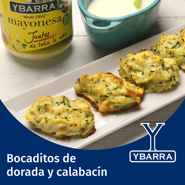 Bocaditos de dorada y calabacín